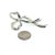 Metal Tiffany & Co Estate Ribbon Brooch Pin Sterling Silver For Sale - Image 7 of 8