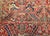 Antique Persian Heriz Serapi Rug, Hand-Knotted Wool, All-Over Geometric Pattern, Brick & Navy, 8x9 For Sale - Image 11 of 15