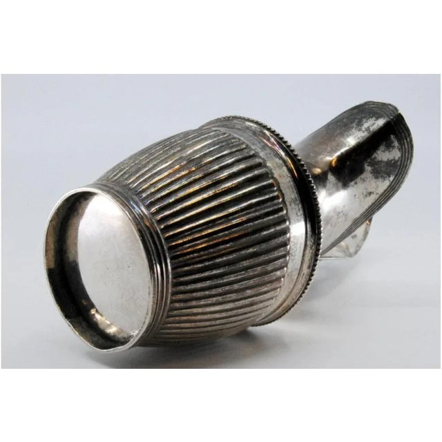 Silver Fluted Silver Milk Jug For Sale - Image 8 of 11