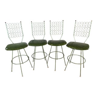Arthur Umanoff Bar Stools by Boyeur Scott Furniture Co Granada Collection For Sale