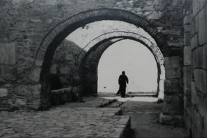 Roz Joseph "Man on City Streets" Yugoslavia, Black and White Photograph, 1960s