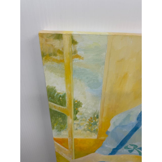 Philip Dizick "Reclining Model" Original Painting For Sale - Image 11 of 12