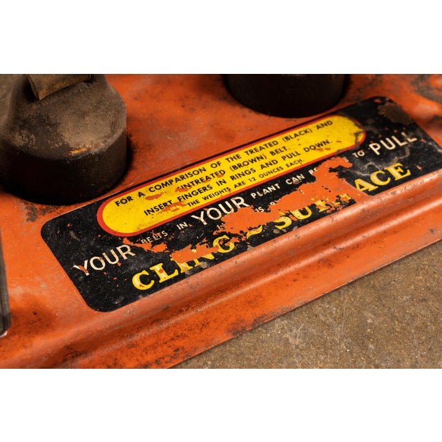 1930s Vintage Cling Surface Leather Belt Salesman Sample Store Display For Sale - Image 5 of 8
