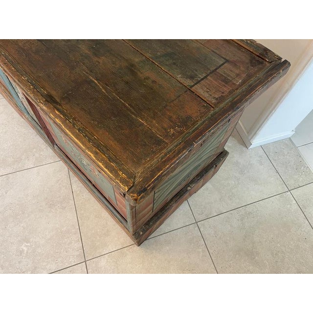 Rustic Hand-Painted Tyrolean Chest For Sale - Image 18 of 18