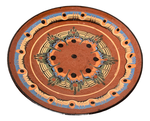 Vintage Ceramic Handpainted Wall Plate, 1970s