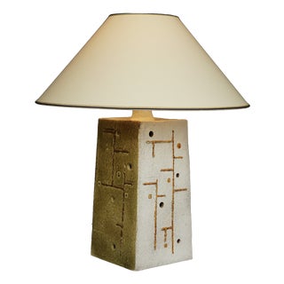 Mid-Century Abstract Ceramic Table Lamp, 1970s For Sale