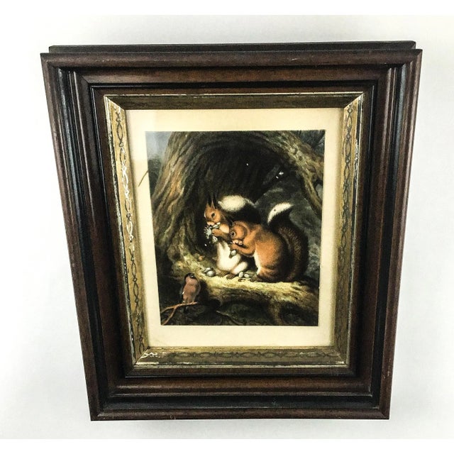 Victorian Hand Engraved Framed Lithography Painting of Piper and a Pair of Nutcrackers For Sale - Image 3 of 10
