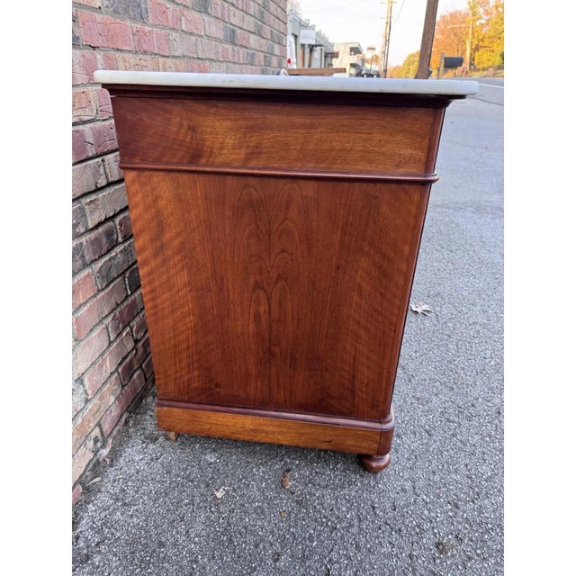 19th Century 19th Century French Chest W/White Marble Top For Sale - Image 5 of 11