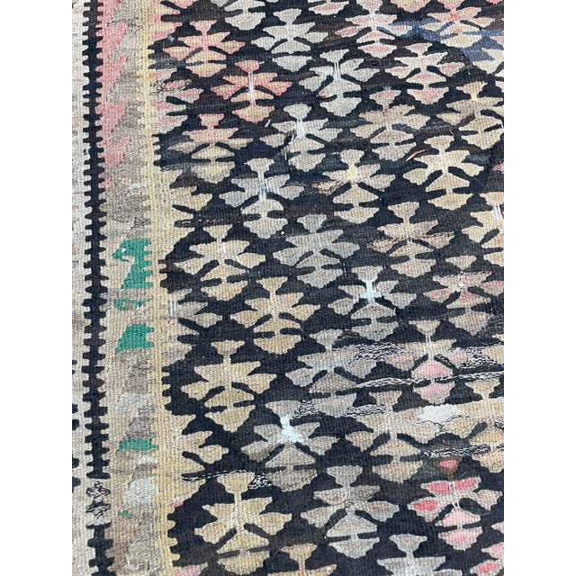 Antique Caucasian Kilim Rug Runner For Sale In New York - Image 6 of 9