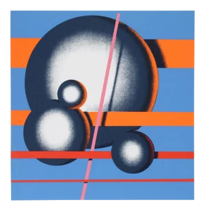 1970s Jack Brusca - Galaxy Serigraph