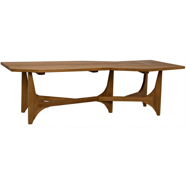 NOIR Fenton Coffee Table in Gold Teak For Sale - Image 11 of 11