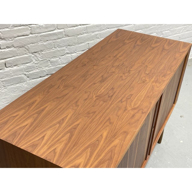 Apartment Sized Mid Century Modern Credenza | Walnut Sideboard by Bruno Hansen, Made in Denmark For Sale - Image 13 of 14