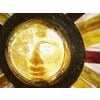 1960s Big Size Brutalist Wall Lamp in Sun Form by Feders For Sale - Image 14 of 17