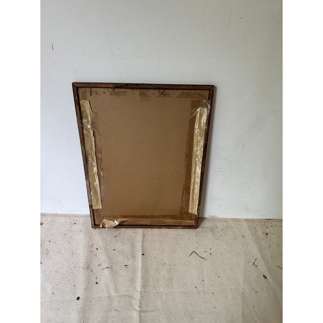 1970s Framed Print of Tree and Cabin For Sale - Image 9 of 9