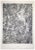 Ontogenese is an original lithograph. Abstract composition by the French artist Jean Dubuffet. From the album ''Sols...