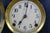 Antique Sessions Neoclassical Figure With Lyre Key Wound Mantel Clock 17" For Sale - Image 6 of 17