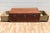 Animal Skin Restoration Hardware Vintage Leather Trunk Coffee Table | Campaign Style Storage Chest Cocktail Table For Sale - Image 7 of 18