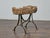 Rustic Mid-Century Wooden Trough Accent Table on Custom Iron Base For Sale - Image 12 of 12