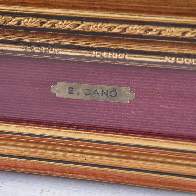 E. Cano, Landscape, Oil Painting on Canvas For Sale - Image 5 of 6