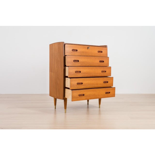 1960s Scandinavian Teak Chest of Drawers, 1960s For Sale - Image 5 of 16