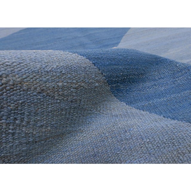 Turkish Oriental Flat Weave Turkish Kilim 9'6" x 12'2" For Sale - Image 3 of 7