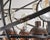 Orbital Atomic Age Iron and Copper Chandelier by Jefferson Mack For Sale - Image 11 of 18