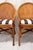 Bamboo Chairs with Caned Backrests, 1970s, Set of 4 For Sale - Image 3 of 7