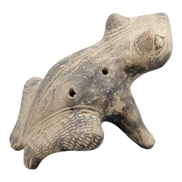 Pre-Columbian Chimú Frog Whistle, 1100s For Sale - Image 4 of 10