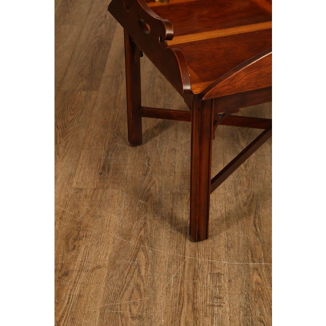 Chippendale Style Mahogany Butler's Tray Table For Sale In Philadelphia - Image 6 of 18