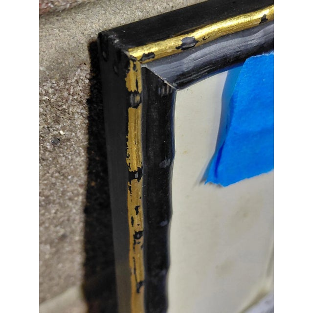 Framed Signed J. Akston "Untitled, 1963" Acrylic on Paper Painting For Sale - Image 10 of 11