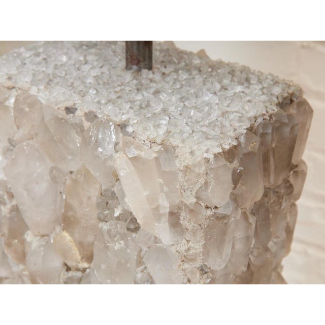 Glass Mid 20th Century Designer Crystal Lamp For Sale - Image 7 of 10