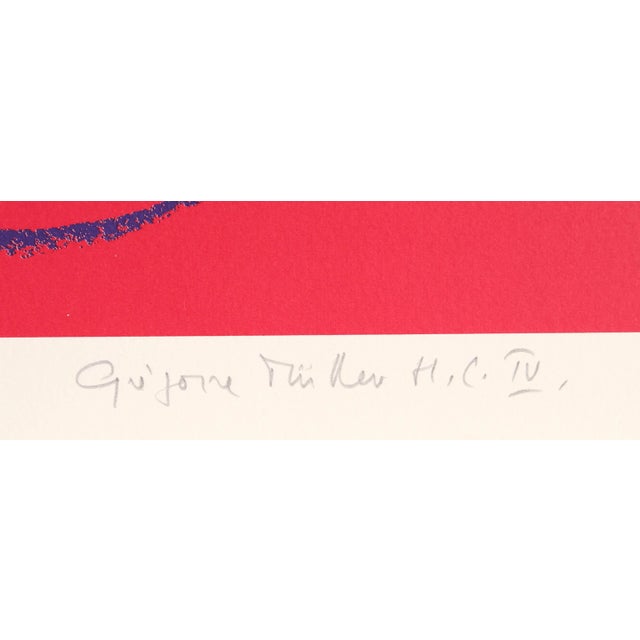 Modern Gregoire Muller - Mother and Child Screenprint For Sale - Image 3 of 3