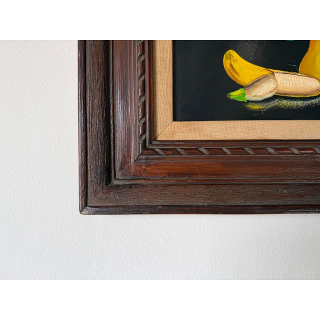 1970s Vintage Desan Still Life Oil on Masonite Painting – Framed For Sale - Image 9 of 12