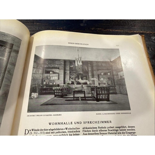 Paper Innen Dekoration German Architectural Magazine August 1920: Early Bauhaus / Art Deco For Sale - Image 7 of 9