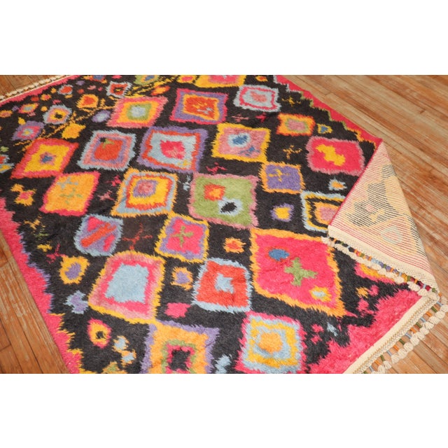 Late 20th Century Contemporary Turkish Tulu Rug, 6'4'' X 8'4'' For Sale In New York - Image 6 of 10