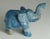 Hand-Carved Miniature Elephant of Naturally Occurring Blue and Brown Sodalite Stone For Sale - Image 4 of 12