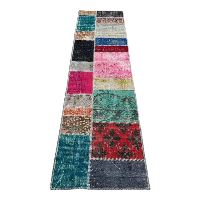 Handknotted Ethnic Vintage Area Rug For Sale