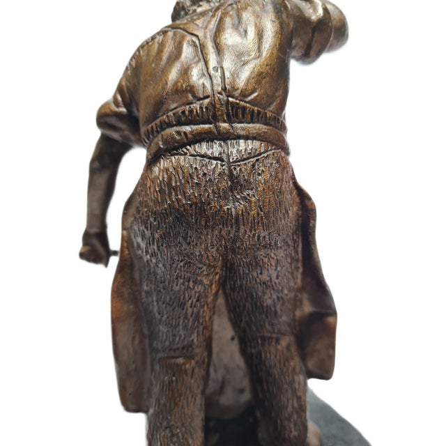 Sculpture of the Smith, Poland, 1950s For Sale - Image 12 of 17