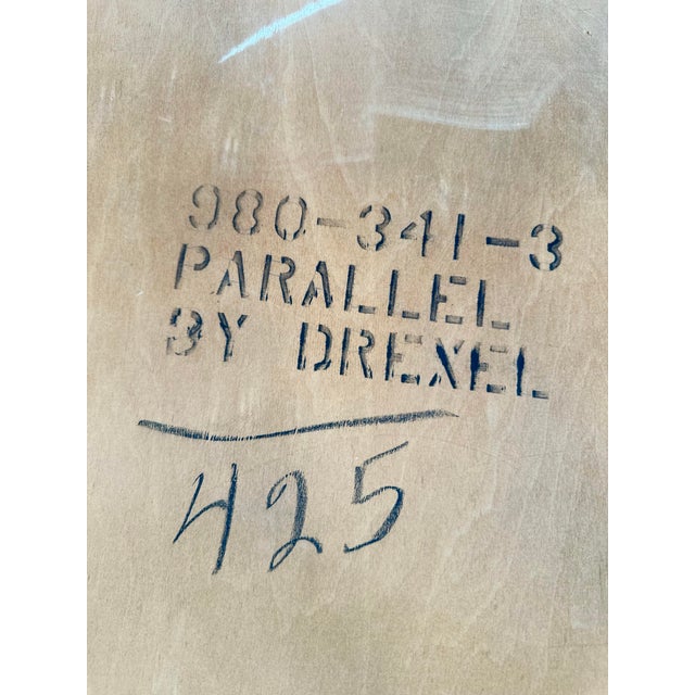Tan 1960s Drexel Parallel Coffee Table by Barney Flagg For Sale - Image 8 of 12