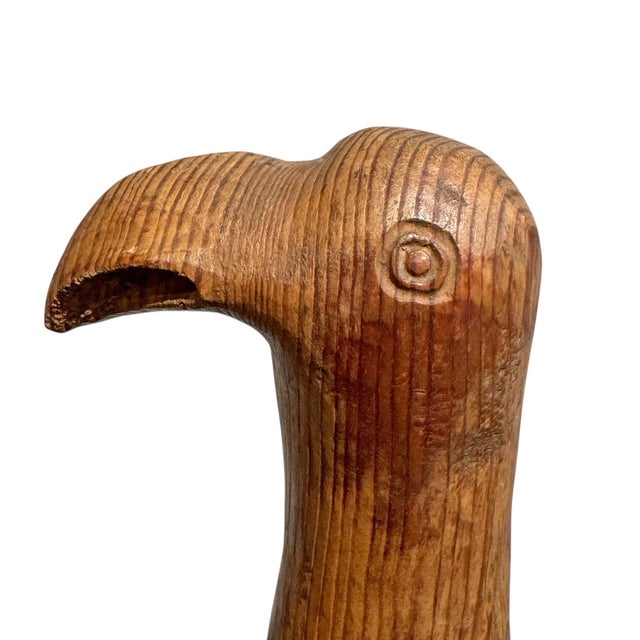 American Folk Art Carved Pine Eagle For Sale In Chicago - Image 6 of 12