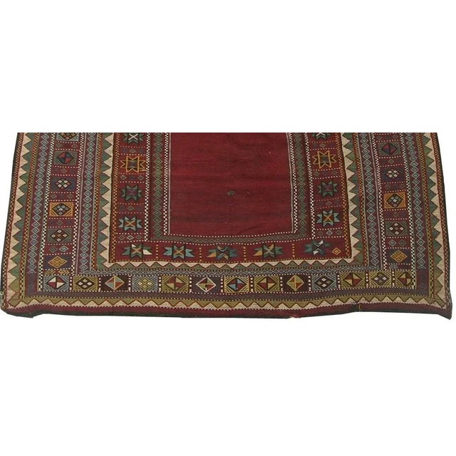 Antique KILIM Stylish Geometric Design Runner Rug 9'.8'' X 5.'4''