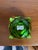 Mid-Century Modern Vintage Mandruzzato Murano Green & Amber Sommerso Faceted Glass Ashtray For Sale - Image 3 of 10