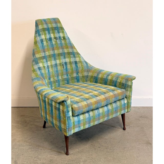 Mid-Century Modern Ben Seibel Mid Century Modern High Back Lounge Chair c.1960's For Sale - Image 3 of 9