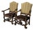 Provasi Bespoke Baroque Carved Wood Armchairs, Pair For Sale
