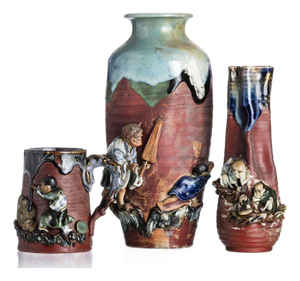 Japanese Pits and Mug, Set of 3
