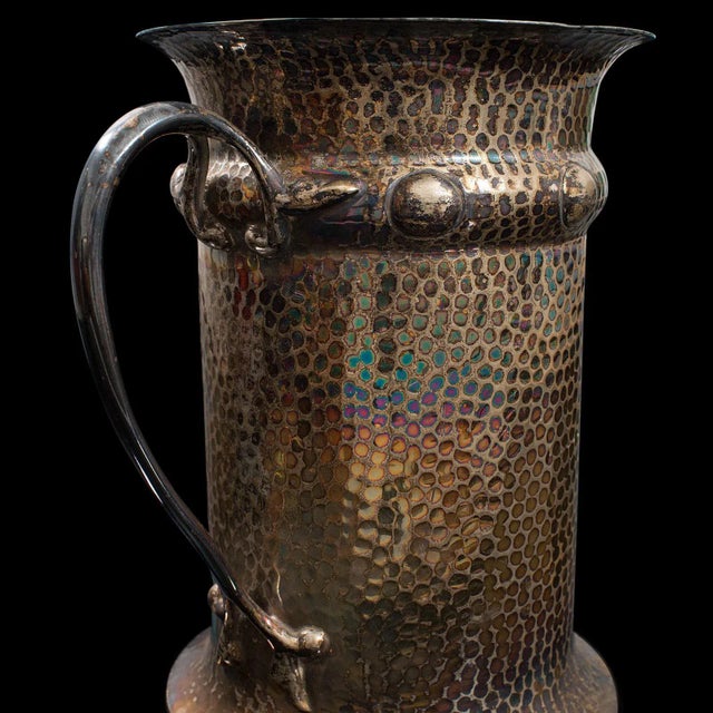 Antique Tankard, English, Silver Plate, Jug, Vase, Art Nouveau, Victorian, 1900 For Sale - Image 12 of 13