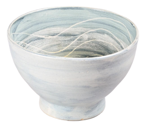 Glazed White Ceramic Bowl from Marie Madeleine Jolly, France, 1960s