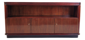 Art Deco Walnut Desk, Belgium, 1920s