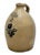 Outstanding Antique 2 Gallon Blue Flower Decorated Stoneware Jug by Burger in Rochester N. Y. Circa 1877 to 1880 For Sale - Image 4 of 18