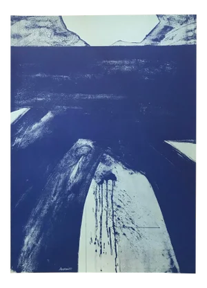 1980s Claude Hillaire (Aka Hastaire) Seascape #2 Handsigned Lithograph